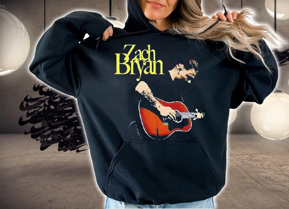 Zach Bryan guitar playing T-shirts, hoodie and v-neck hoodie