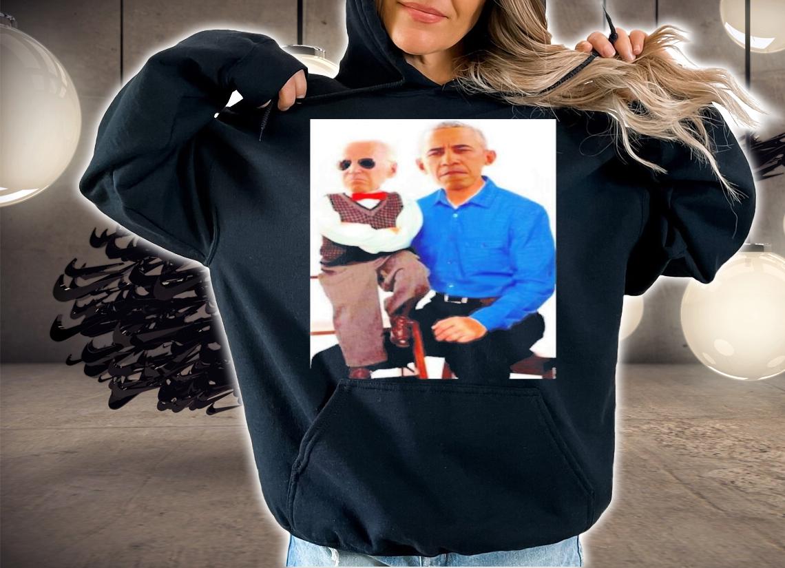 Biden Obama puppet Joe President libtard Barack marionette shirt hoodie