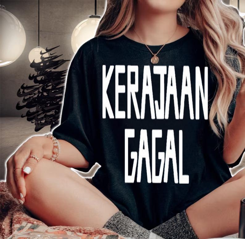 Kerajaan Gagal fully vaccinated shirt woman shirt