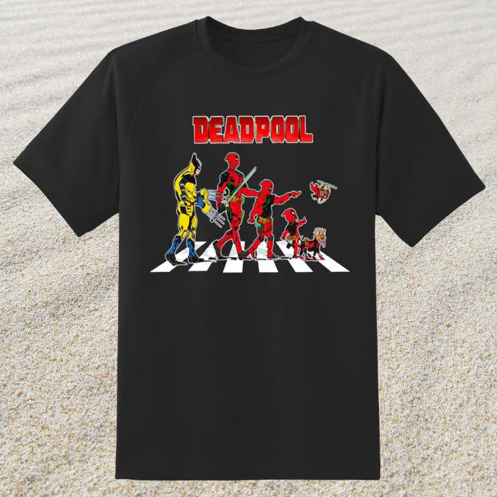 Deadpool and Wolverine Abbey Road Shirt – Perfect for Superhero Fans