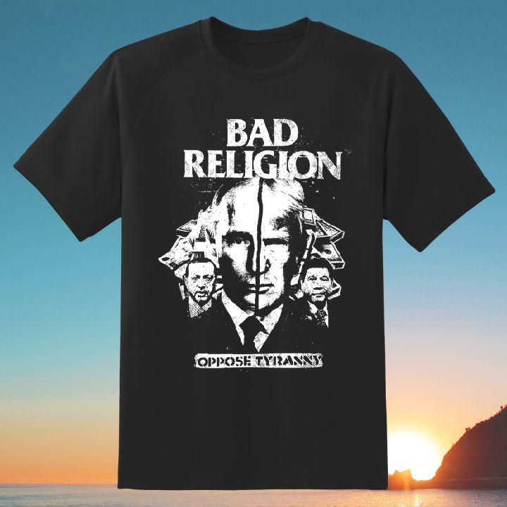 Donald Trump & Putin Bad Religion Shirt: Stand Against Tyranny!