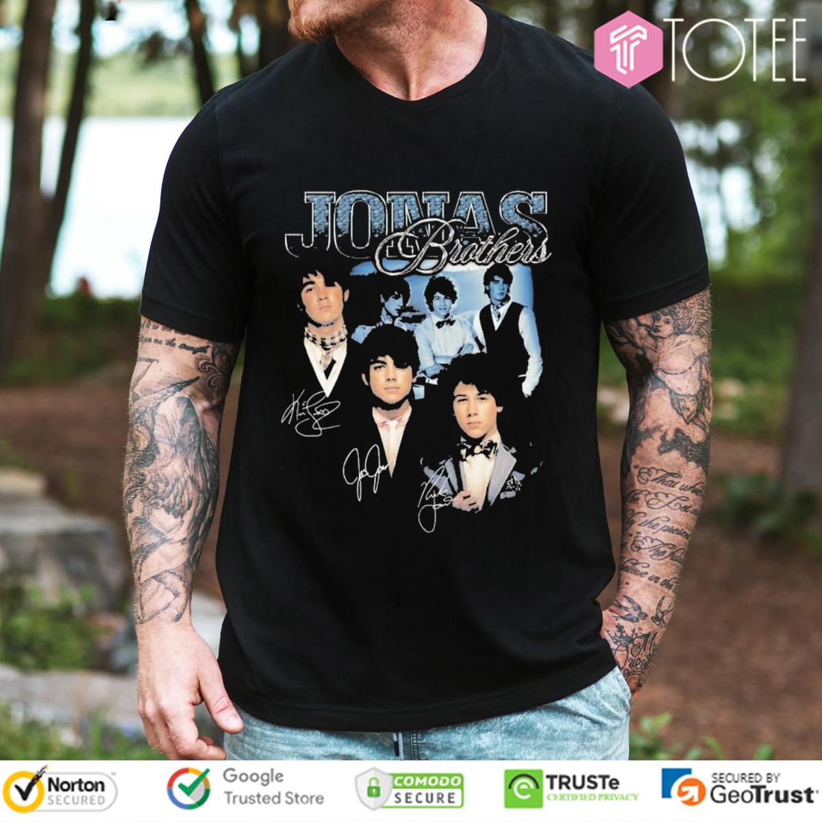 Jonas Brothers Pop Band Jonascon Signature Shirt