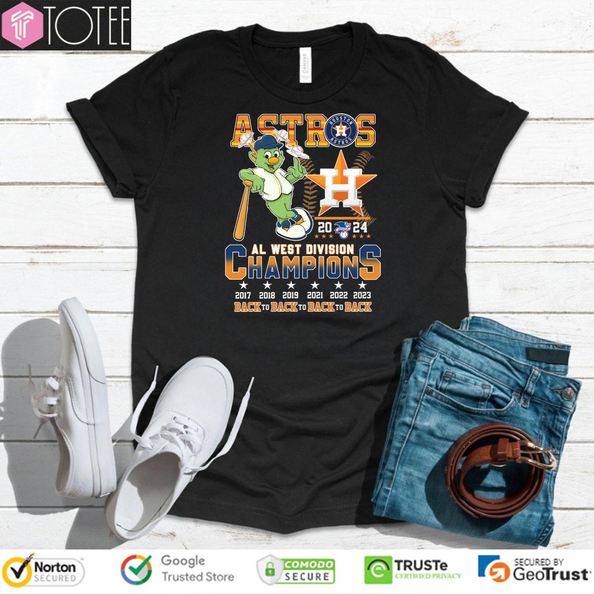 Relive the Astros' 2024 Glory: AL West Champs Shirt! Get Yours!