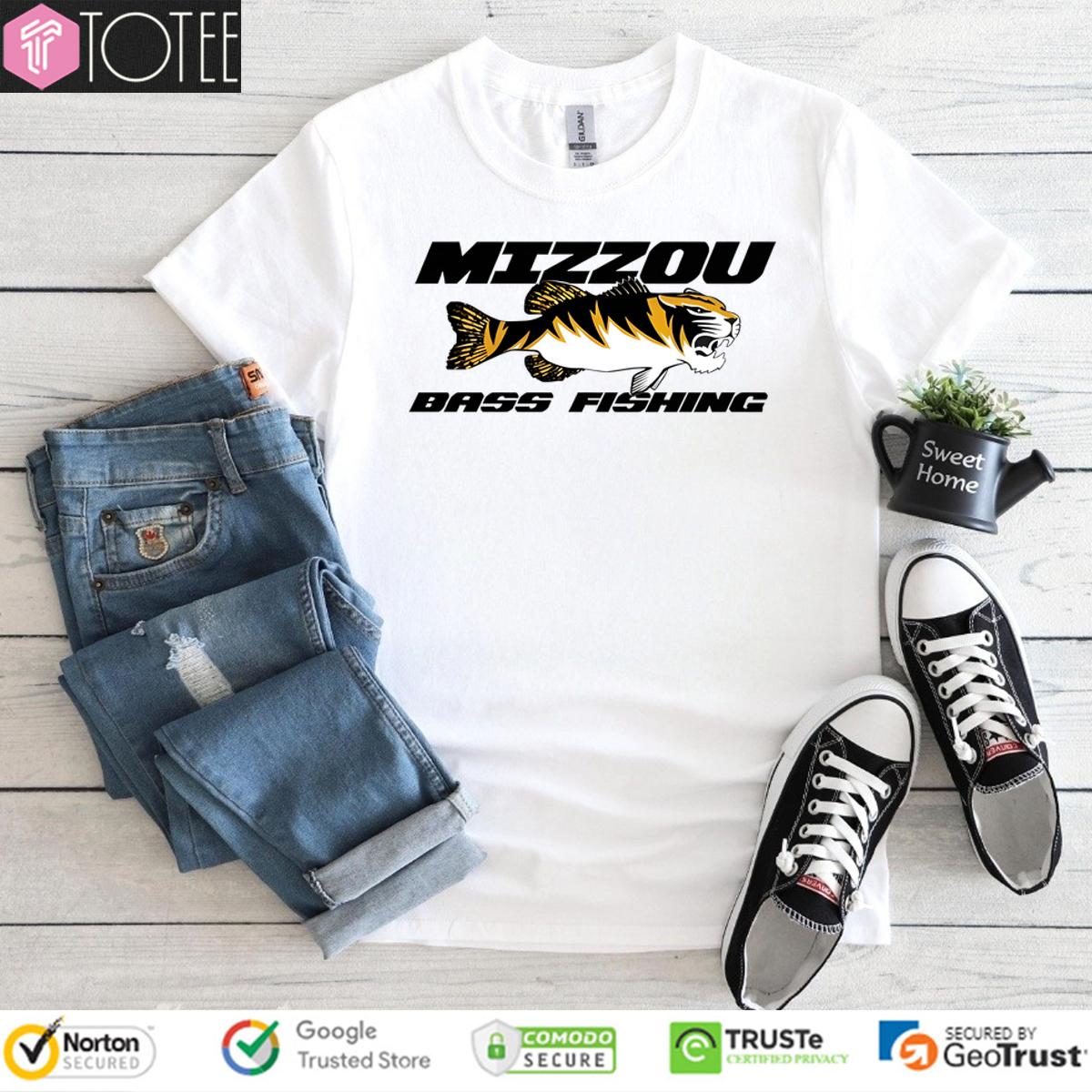 Mizzou Bass Fishing Shirt: Catch Big Fish & Show Your Tiger Pride!