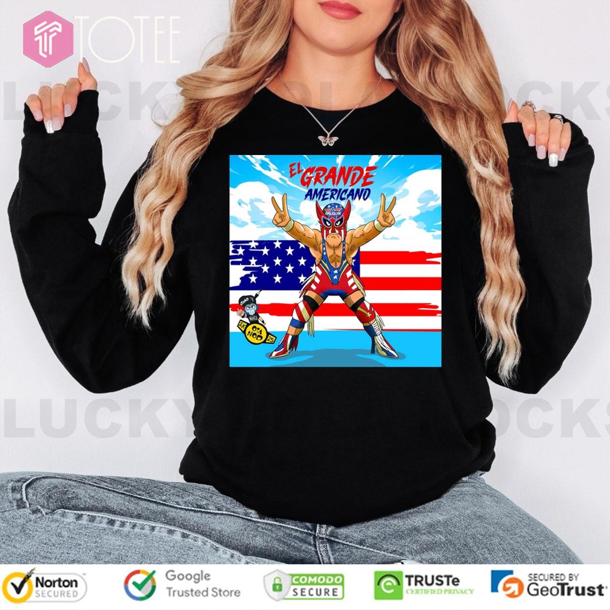 El Grande Americano Cartoon Long Sleeve