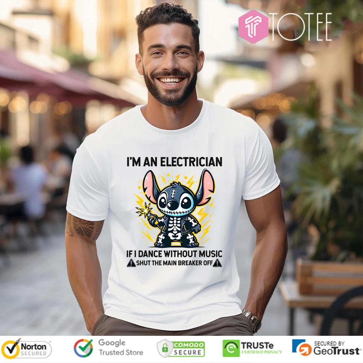 Stitch Electrician Tee: Ultimate Comfort & Style for Professionals