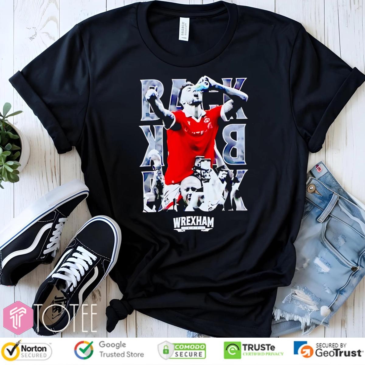 Dan Scarr Back To Back Wrexham A.F.C. Celebration T-shirt